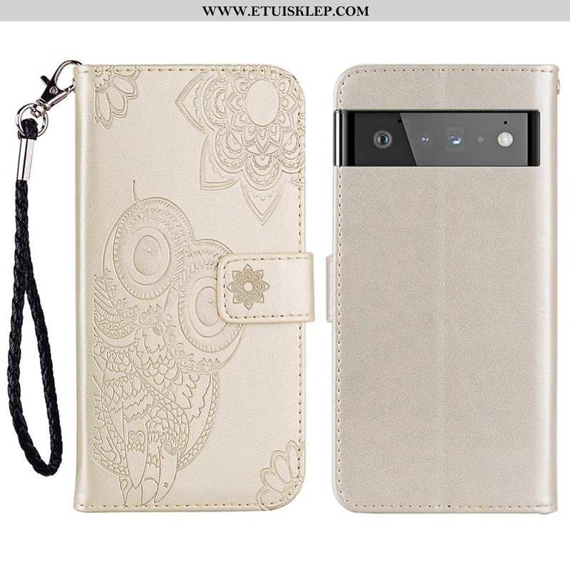 Etui Na Telefon Pokrowce do Google Pixel 6 Sowa Mandala I Smycz